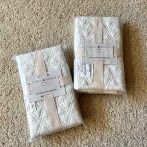 Lucky Brand Home Quilted Standard Pillow Sham - Cream